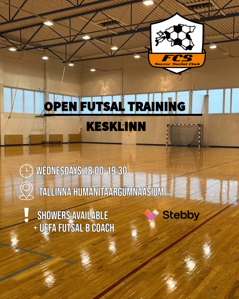 saalirahvaliiga jalgpall futsal mängij saalijalgpalli tallinnas lool