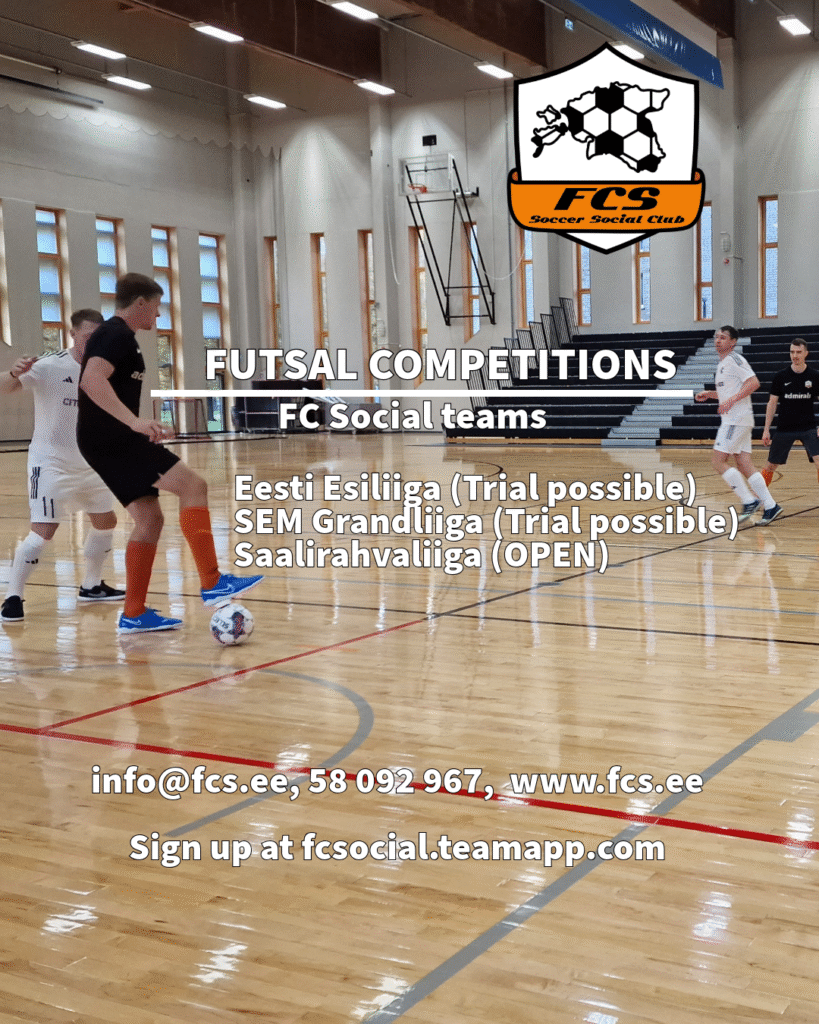 futsali esiliiga eestis futsal 1st league estonia play futsal football in tallinn